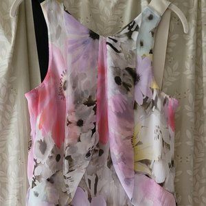 Short Emporio Armani Silk Floral Dress